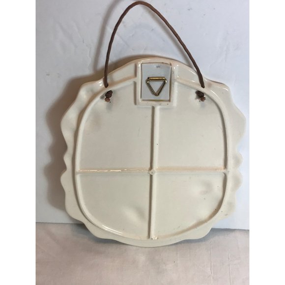 Dear friends ceramic wall hanging with flowers & flowing stream. - Picture 4 of 6